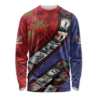 Personalised ANZAC Spirit 1915-2026 Filmstrip Tribute Long Sleeve Shirt Lest We Forget 25 April