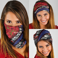 Personalised ANZAC Spirit 1915-2026 Filmstrip Tribute Neck Gaiter Lest We Forget 25 April LT9 - Polynesian Pride