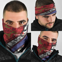 Personalised ANZAC Spirit 1915-2026 Filmstrip Tribute Neck Gaiter Lest We Forget 25 April LT9 - Polynesian Pride