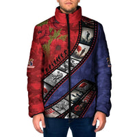 Personalised ANZAC Spirit 1915-2026 Filmstrip Tribute Padded Jacket Lest We Forget 25 April LT9 Men Red - Polynesian Pride