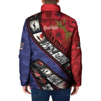 Personalised ANZAC Spirit 1915-2026 Filmstrip Tribute Padded Jacket Lest We Forget 25 April LT9 - Polynesian Pride