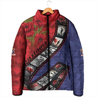 Personalised ANZAC Spirit 1915-2026 Filmstrip Tribute Padded Jacket Lest We Forget 25 April LT9 - Polynesian Pride