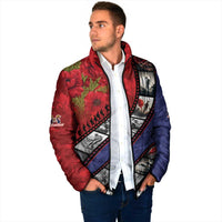 Personalised ANZAC Spirit 1915-2026 Filmstrip Tribute Padded Jacket Lest We Forget 25 April LT9 - Polynesian Pride