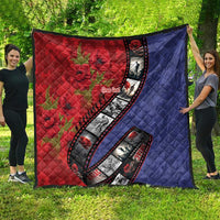 Personalised ANZAC Spirit 1915-2026 Filmstrip Tribute Quilt Lest We Forget 25 April LT9 - Polynesian Pride