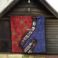 Personalised ANZAC Spirit 1915-2026 Filmstrip Tribute Quilt Lest We Forget 25 April LT9 - Polynesian Pride