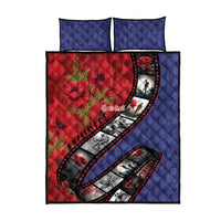 Personalised ANZAC Spirit 1915-2026 Filmstrip Tribute Quilt Bed Set Lest We Forget 25 April