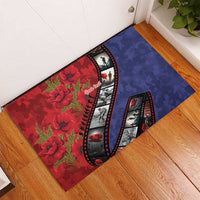 Personalised ANZAC Spirit 1915-2026 Filmstrip Tribute Rubber Doormat Lest We Forget 25 April