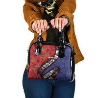 Personalised ANZAC Spirit 1915-2026 Filmstrip Tribute Shoulder Handbag Lest We Forget 25 April LT9 One Size Red - Polynesian Pride