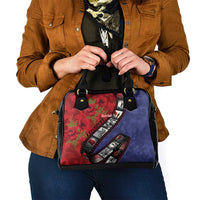Personalised ANZAC Spirit 1915-2026 Filmstrip Tribute Shoulder Handbag Lest We Forget 25 April LT9 - Polynesian Pride