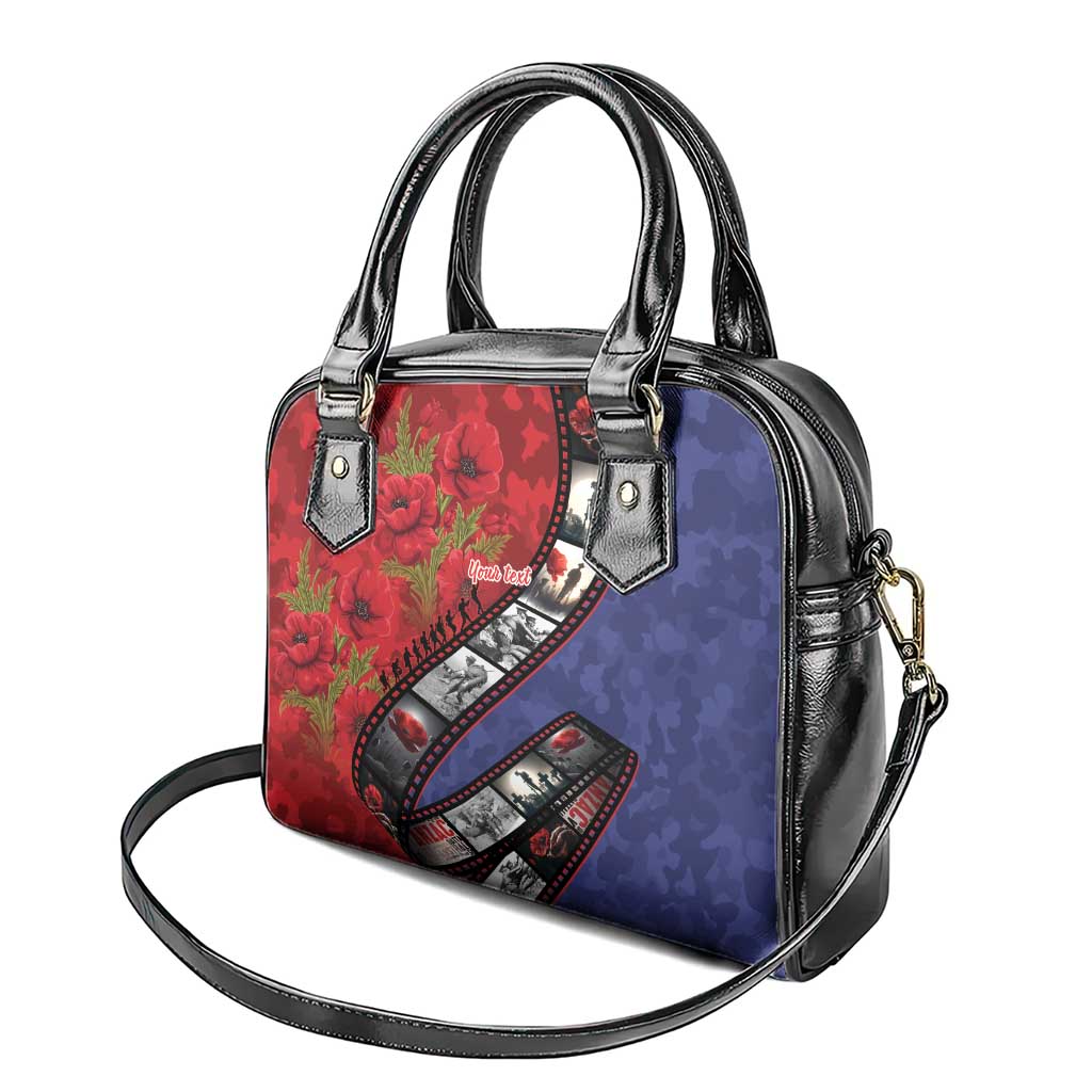 Personalised ANZAC Spirit 1915-2026 Filmstrip Tribute Shoulder Handbag Lest We Forget 25 April LT9 - Polynesian Pride