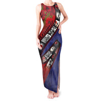 Personalised ANZAC Spirit 1915-2026 Filmstrip Tribute Tank Maxi Dress Lest We Forget 25 April