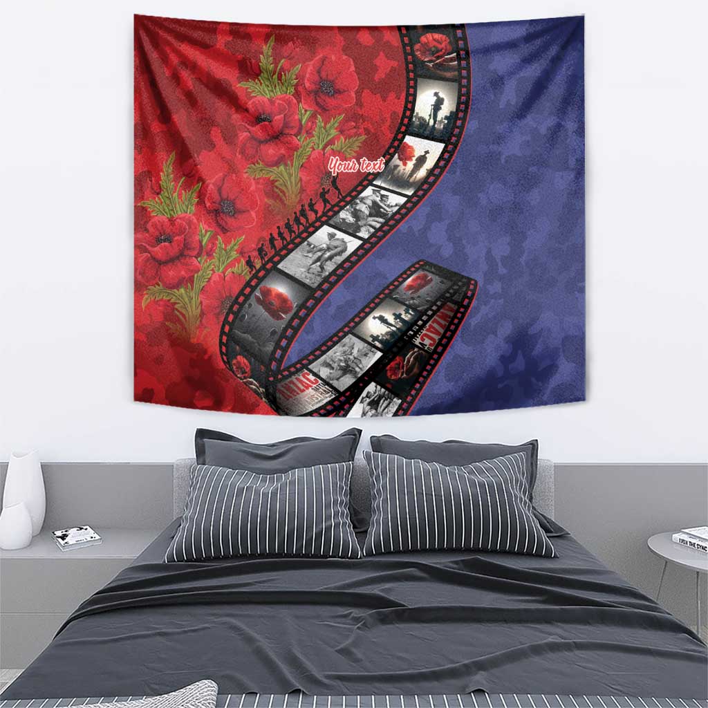 Personalised ANZAC Spirit 1915-2026 Filmstrip Tribute Tapestry Lest We Forget 25 April LT9 - Polynesian Pride