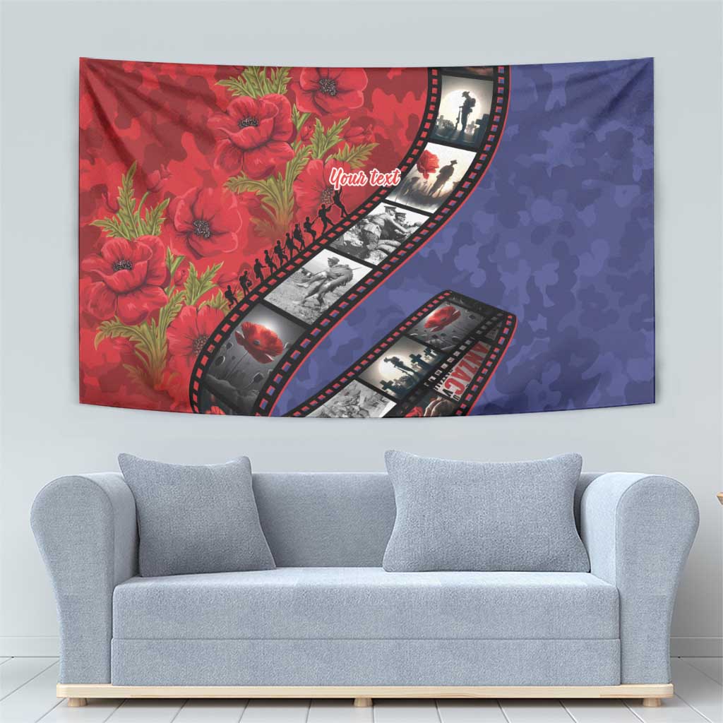 Personalised ANZAC Spirit 1915-2026 Filmstrip Tribute Tapestry Lest We Forget 25 April LT9 - Polynesian Pride