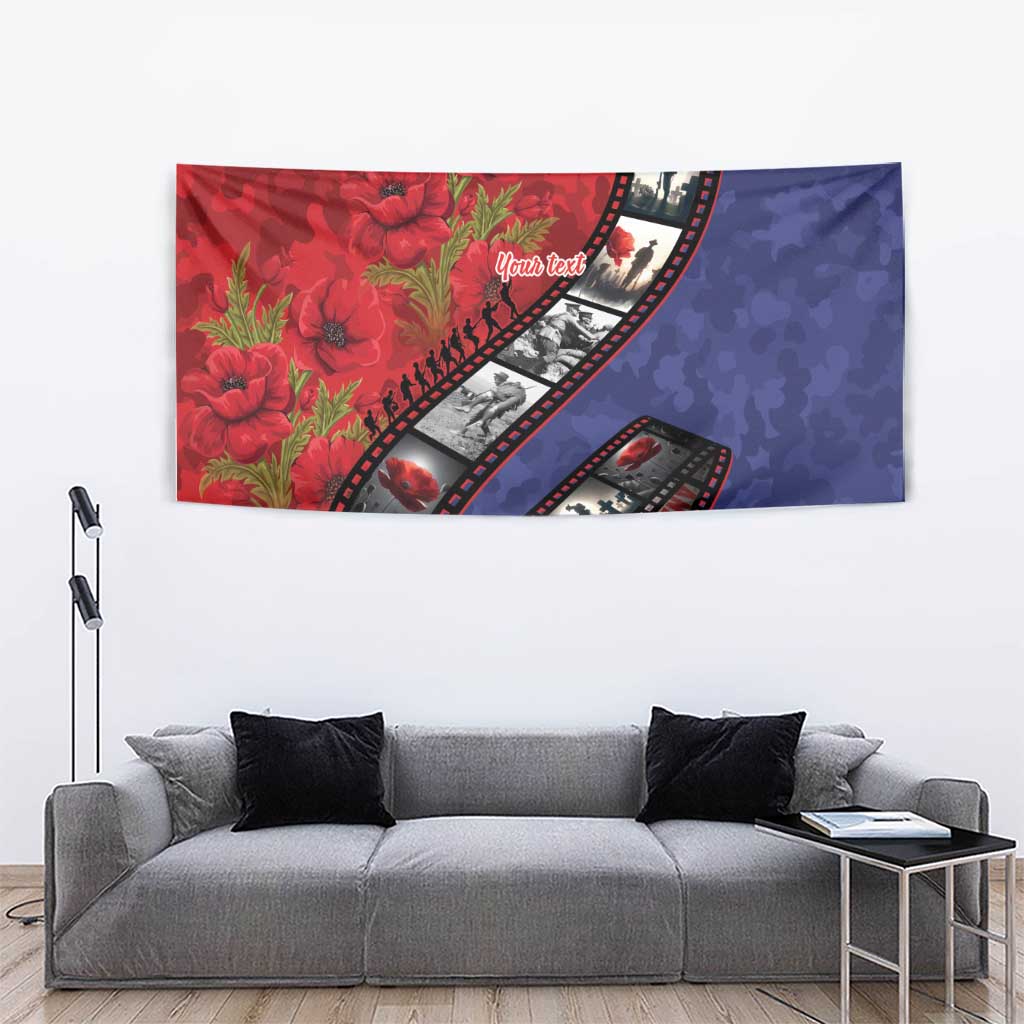 Personalised ANZAC Spirit 1915-2026 Filmstrip Tribute Tapestry Lest We Forget 25 April LT9 - Polynesian Pride