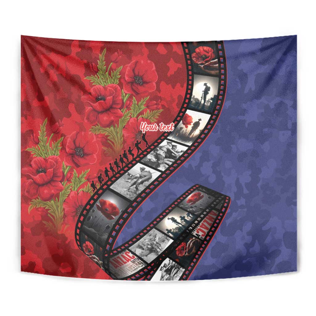 Personalised ANZAC Spirit 1915-2026 Filmstrip Tribute Tapestry Lest We Forget 25 April LT9 - Polynesian Pride