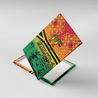 Hapi 44th Indipendens Dei Vanuatu Canvas Wall Art Yumi 1980 with Vanuatuan Beach Landscape