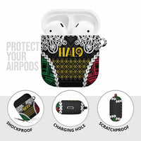 Halo Vanuatu Pride AirPods Case Vanuatuan Sand Drawing Pattern - Polynesian Pride
