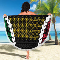 Halo Vanuatu Pride Beach Blanket Vanuatuan Sand Drawing Pattern