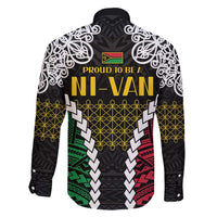 Halo Vanuatu Pride Family Matching Off Shoulder Short Dress and Hawaiian Shirt Vanuatuan Sand Drawing Pattern LT9 - Polynesian Pride