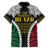 Halo Vanuatu Pride Family Matching Tank Maxi Dress and Hawaiian Shirt Vanuatuan Sand Drawing Pattern LT9 - Polynesian Pride