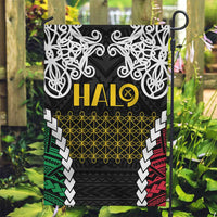 Halo Vanuatu Pride Garden Flag Vanuatuan Sand Drawing Pattern