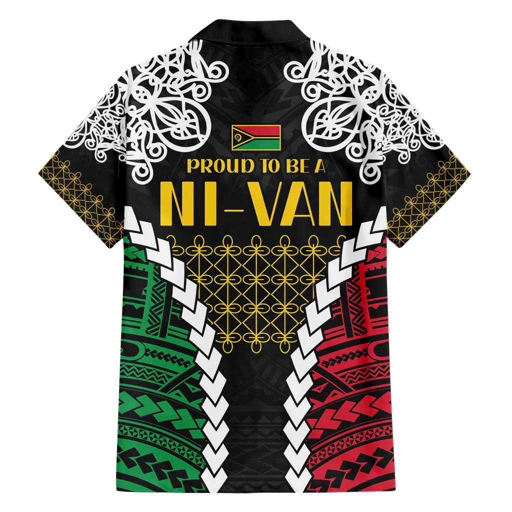 Halo Vanuatu Pride Hawaiian Shirt Vanuatuan Sand Drawing Pattern