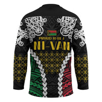 Halo Vanuatu Pride Hockey Jersey Vanuatuan Sand Drawing Pattern - Polynesian Pride