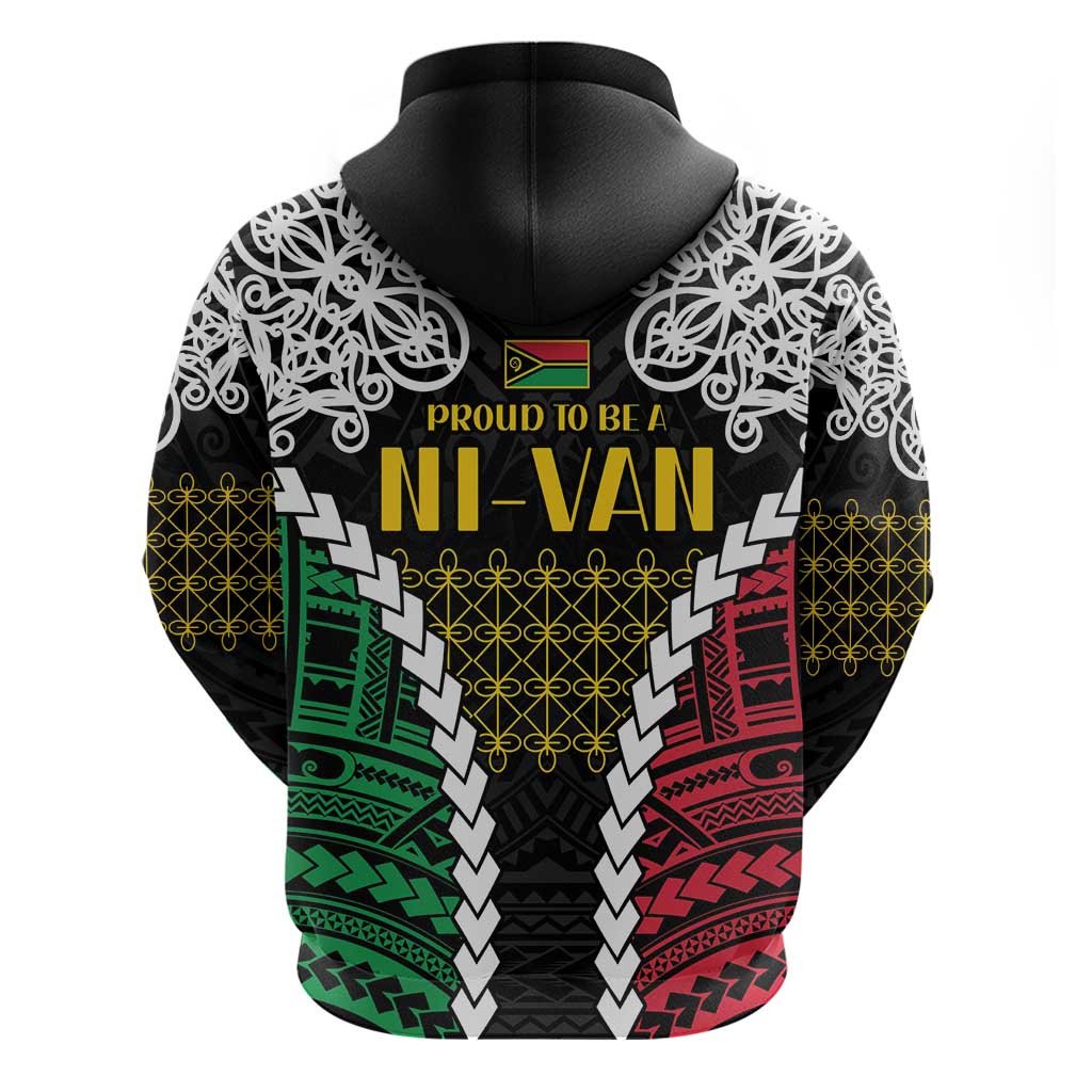 Halo Vanuatu Pride Hoodie Vanuatuan Sand Drawing Pattern