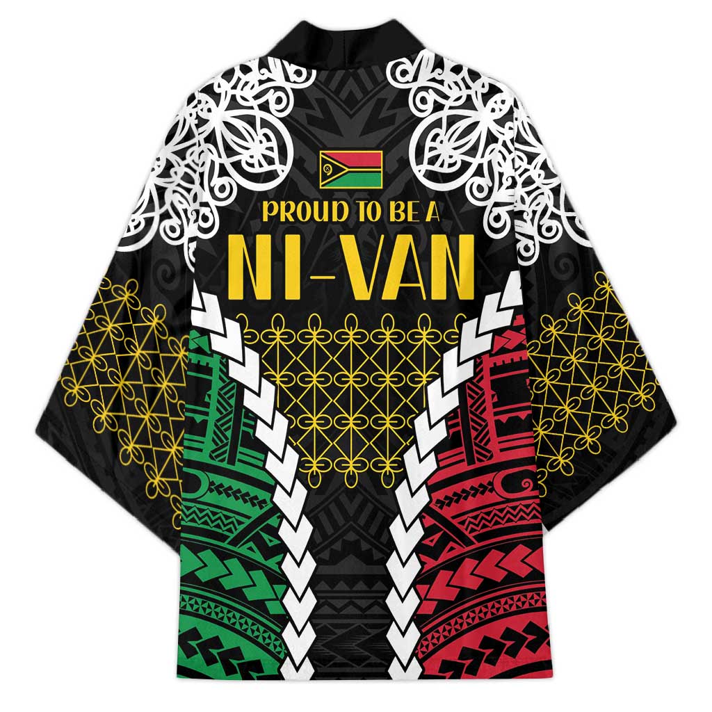Halo Vanuatu Pride Kimono Vanuatuan Sand Drawing Pattern - Polynesian Pride