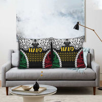 Halo Vanuatu Pride Pillow Cover Vanuatuan Sand Drawing Pattern - Polynesian Pride