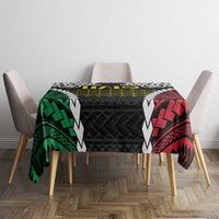 Halo Vanuatu Pride Tablecloth Vanuatuan Sand Drawing Pattern
