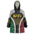 Halo Vanuatu Pride Wearable Blanket Hoodie Vanuatuan Sand Drawing Pattern