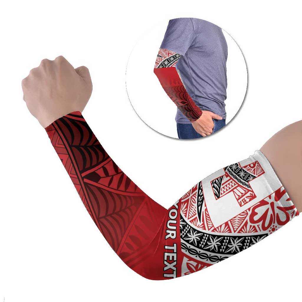 Malo e lelei Tonga Arm Sleeves Ngatu Tokelau Feletoa Fata Traditional Polynesian Pattern - Polynesian Pride