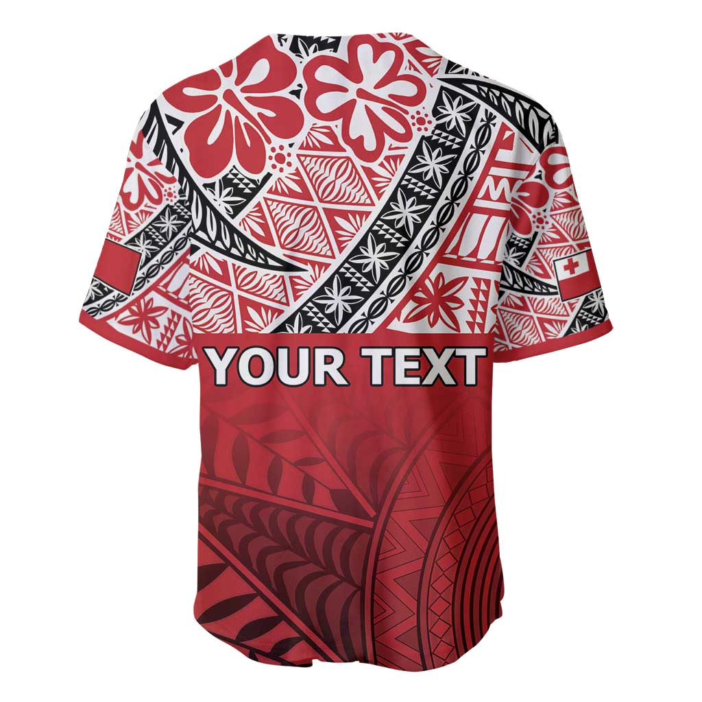 Malo e lelei Tonga Baseball Jersey Ngatu Tokelau Feletoa Fata Traditional Polynesian Pattern