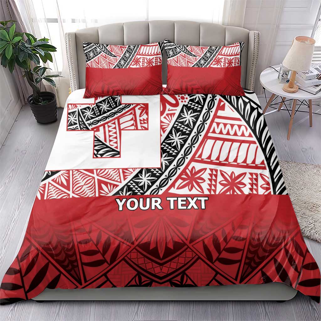 Malo e lelei Tonga Bedding Set Ngatu Tokelau Feletoa Fata Traditional Polynesian Pattern