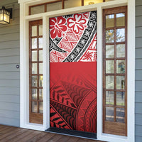 Malo e lelei Tonga Door Cover Ngatu Tokelau Feletoa Fata Traditional Polynesian Pattern - Polynesian Pride