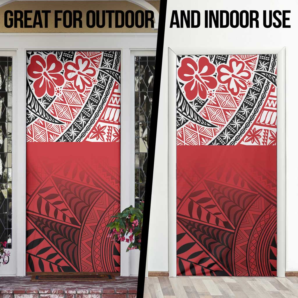 Malo e lelei Tonga Door Cover Ngatu Tokelau Feletoa Fata Traditional Polynesian Pattern - Polynesian Pride