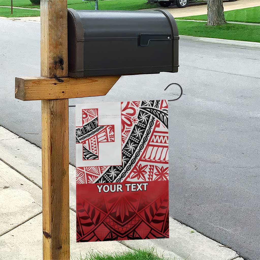 Malo e lelei Tonga Garden Flag Ngatu Tokelau Feletoa Fata Traditional Polynesian Pattern