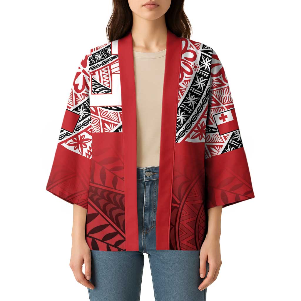 Malo e lelei Tonga Kimono Ngatu Tokelau Feletoa Fata Traditional Polynesian Pattern - Polynesian Pride