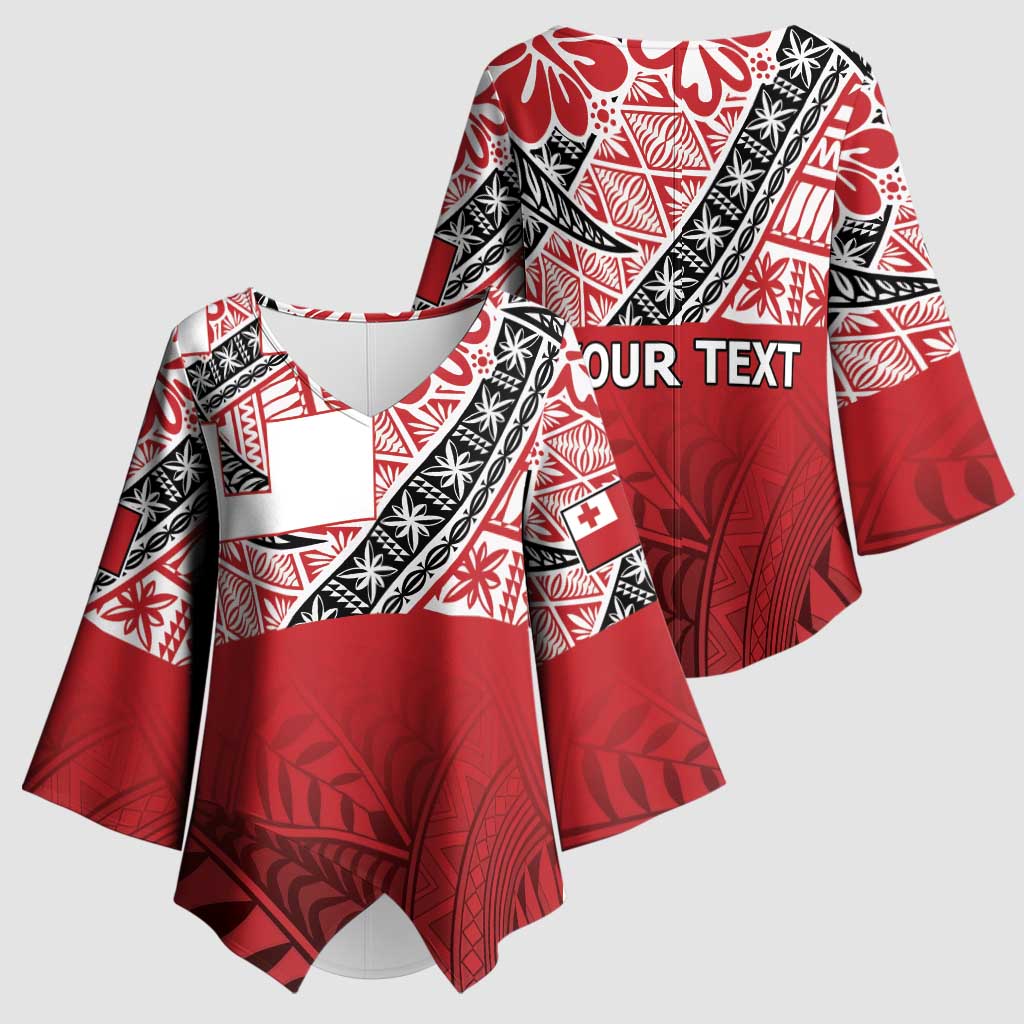 Malo e lelei Tonga Kimono Sleeve Blouse Ngatu Tokelau Feletoa Fata Traditional Polynesian Pattern - Polynesian Pride