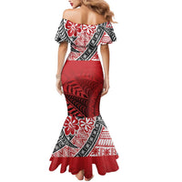 Malo e lelei Tonga Mermaid Dress Ngatu Tokelau Feletoa Fata Traditional Polynesian Pattern