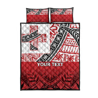 Malo e lelei Tonga Quilt Bed Set Ngatu Tokelau Feletoa Fata Traditional Polynesian Pattern