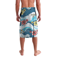 Hawaii Santa Skeleton Surfing Personalized Lavalava Mele Kalikimaka i Iulai! LT9 - Polynesian Pride