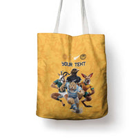 Custom Rugby Southern Hemisphere Tote Bag Argentina AUNZ South Africa Mascot Gold - Polynesian Pride