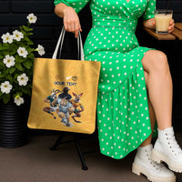 Custom Rugby Southern Hemisphere Tote Bag Argentina AUNZ South Africa Mascot Gold - Polynesian Pride