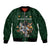 Custom Rugby Southern Hemisphere Bomber Jacket Argentina AUNZ South Africa Mascot Green - Polynesian Pride