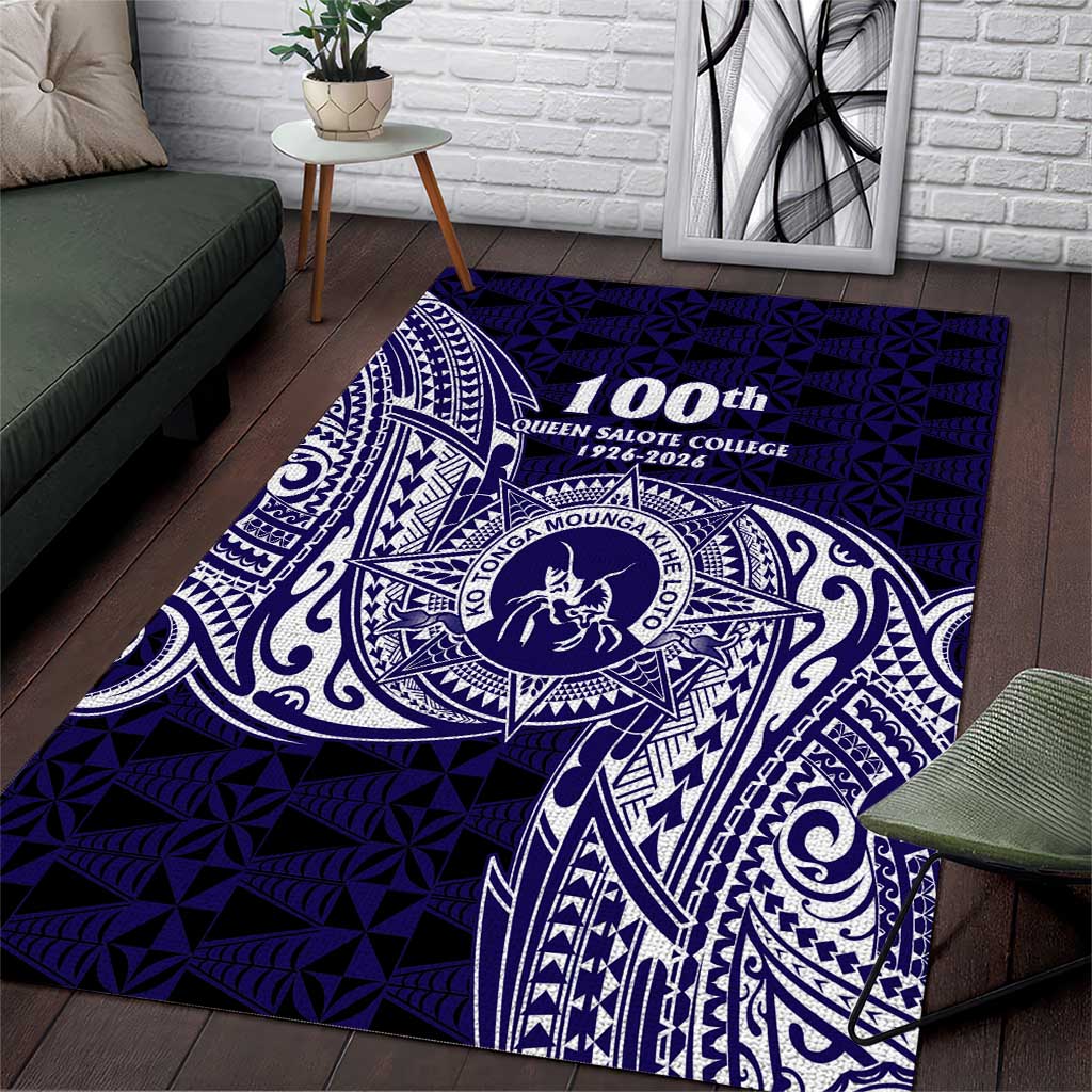 Tonga Queen Salote College 100th Years Area Rug Est 1926 Tongan Ngatu Tapa - Polynesian Pride
