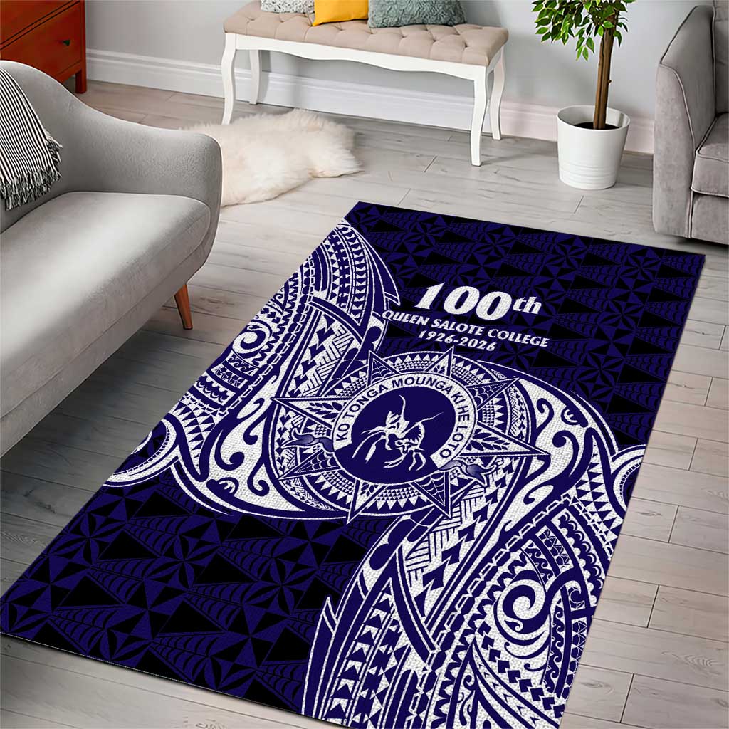 Tonga Queen Salote College 100th Years Area Rug Est 1926 Tongan Ngatu Tapa - Polynesian Pride