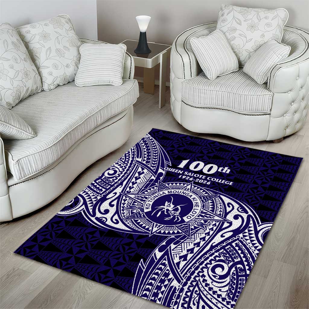 Tonga Queen Salote College 100th Years Area Rug Est 1926 Tongan Ngatu Tapa - Polynesian Pride