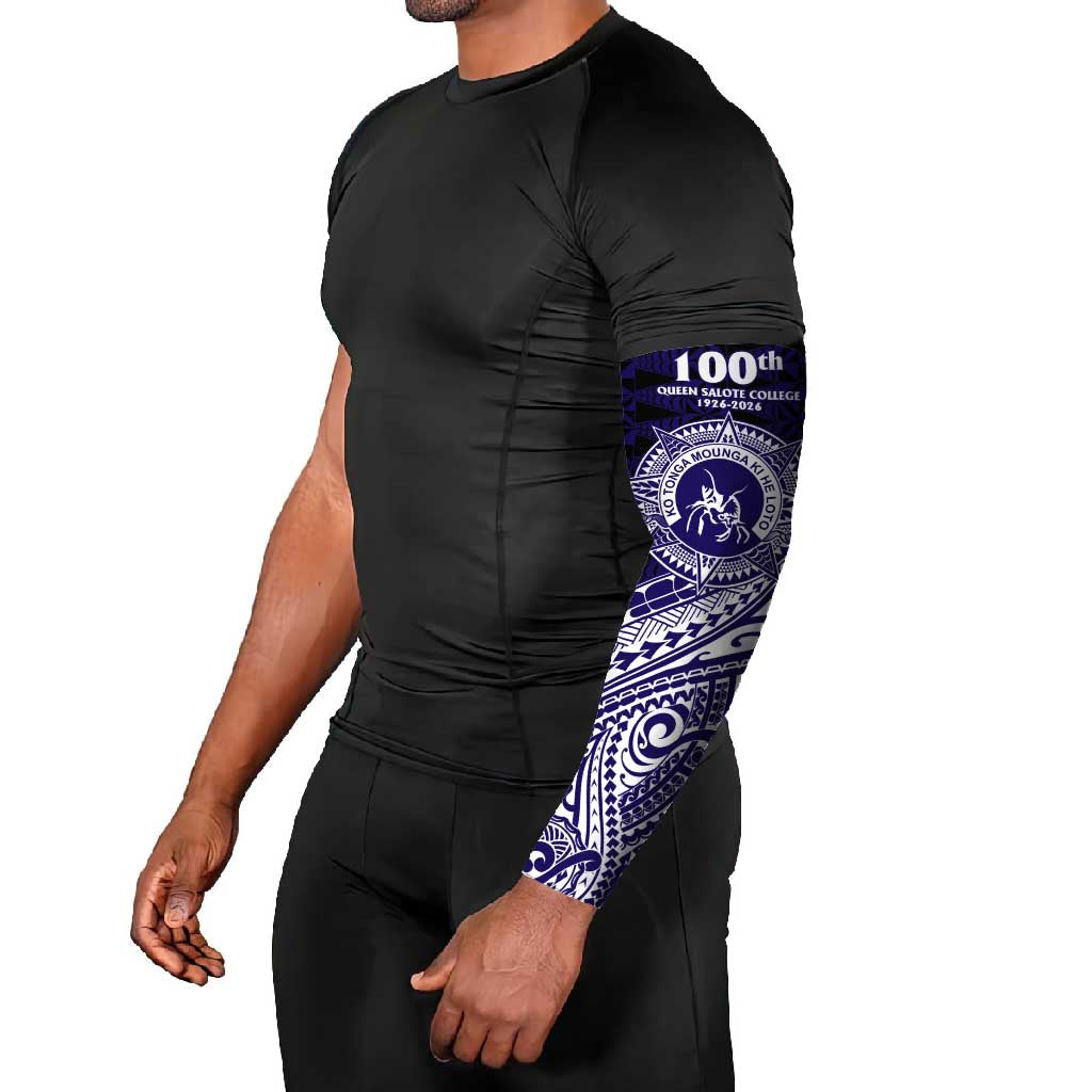 Tonga Queen Salote College 100th Years Arm Sleeves Est 1926 Tongan Ngatu Tapa - Polynesian Pride